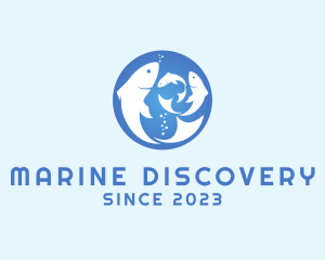 Marine Fish Aquarium  logo design