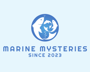 Marine Fish Aquarium  logo design