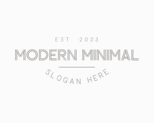 Minimal Unique Business logo