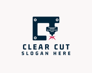 Laser Cutting Machinery logo design