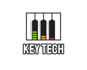 Piano Key Music Battery logo