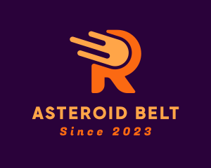 Modern Meteor Letter R logo