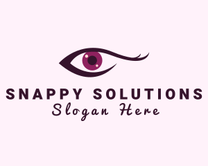 Woman Eyelash Extension Logo