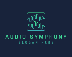 Digital Audio Soundwave logo design