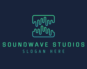 Digital Audio Soundwave logo design