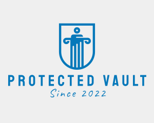 Shield Pillar Protection  logo design