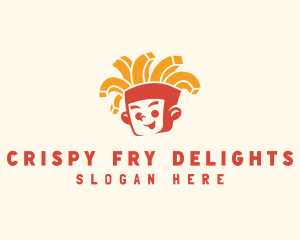 French Fries Guy Diner logo design