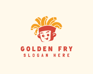 French Fries Guy Diner logo design