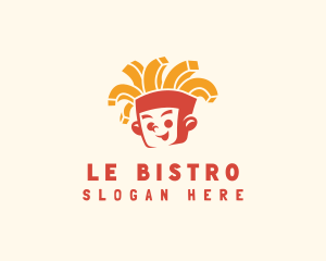 French Fries Guy Diner logo design