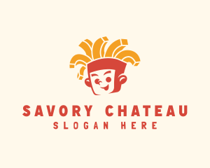 French Fries Guy Diner logo design