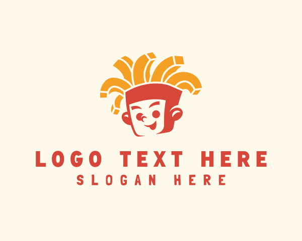 French Fries logo example 3