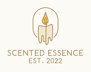 Vigil Scented Candle  logo design