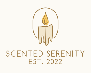 Vigil Scented Candle  logo design