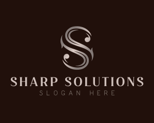 Decorative Luxury Letter S logo design