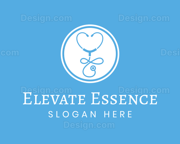 Doctor Hospital Stethoscope Logo