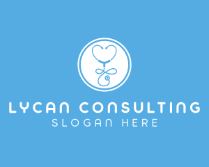 Doctor Hospital Stethoscope logo design