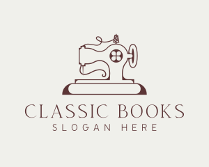 Traditional Sewing Machine logo
