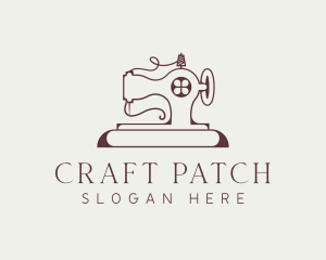 Traditional Sewing Machine logo