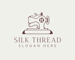 Traditional Sewing Machine logo design