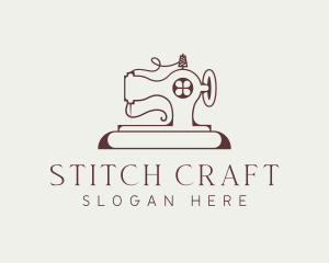 Traditional Sewing Machine logo