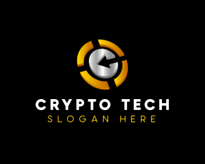 Crypto Digital Currency logo design