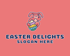 Easter Egg Rabbit  logo