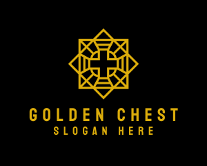 Golden Cross Church logo design