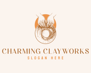 Hand Pottery Clay logo