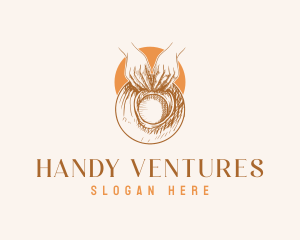 Hand Pottery Clay logo
