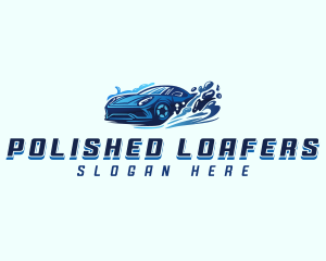 Cleaning Car Wash logo design