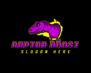 Dinosaur Raptor Allosaurus logo