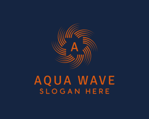 Technology Wave Streak logo design