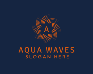 Technology Wave Streak logo design