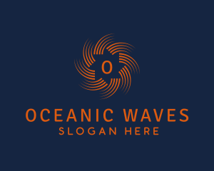 Technology Wave Streak logo design