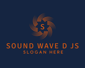 Technology Wave Streak logo design