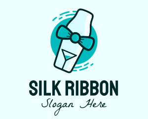 Bow Tie Cocktail Shaker logo design