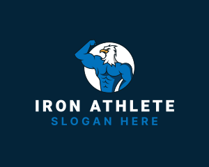 Fitness Eagle Athlete logo design