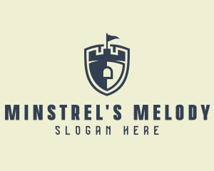 Medieval Castle Shield logo