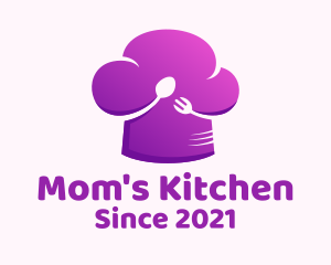 Kitchen Utensils Toque logo design