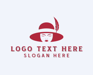 Feather Woman Hat  logo