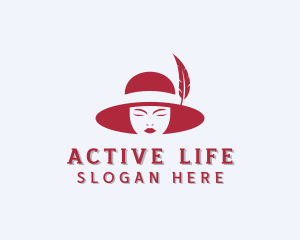 Feather Woman Hat  logo