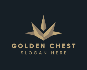 Golden Deluxe Crown Jewel logo design