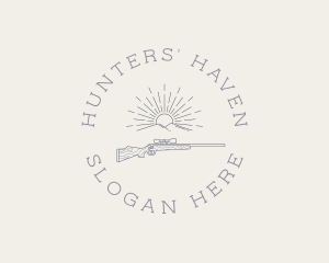 Hunting Weapon Gun logo