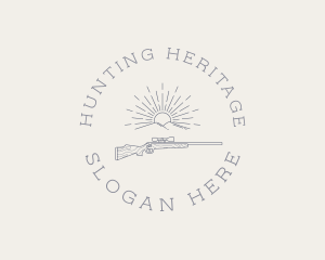 Hunting Weapon Gun logo