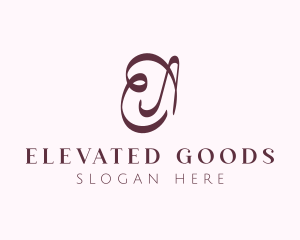 Fashion Letter EA Monogram logo design