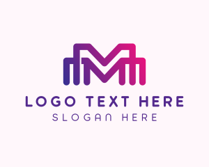Generic Multimedia Letter M logo