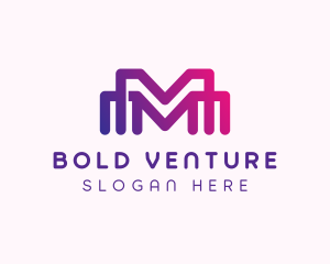 Generic Multimedia Letter M logo