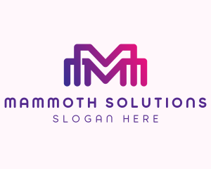 Generic Multimedia Letter M logo design