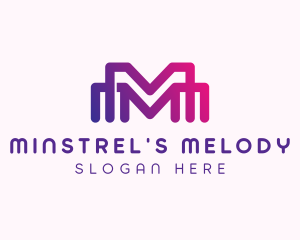 Generic Multimedia Letter M logo design