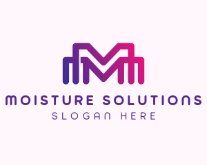 Generic Multimedia Letter M logo design